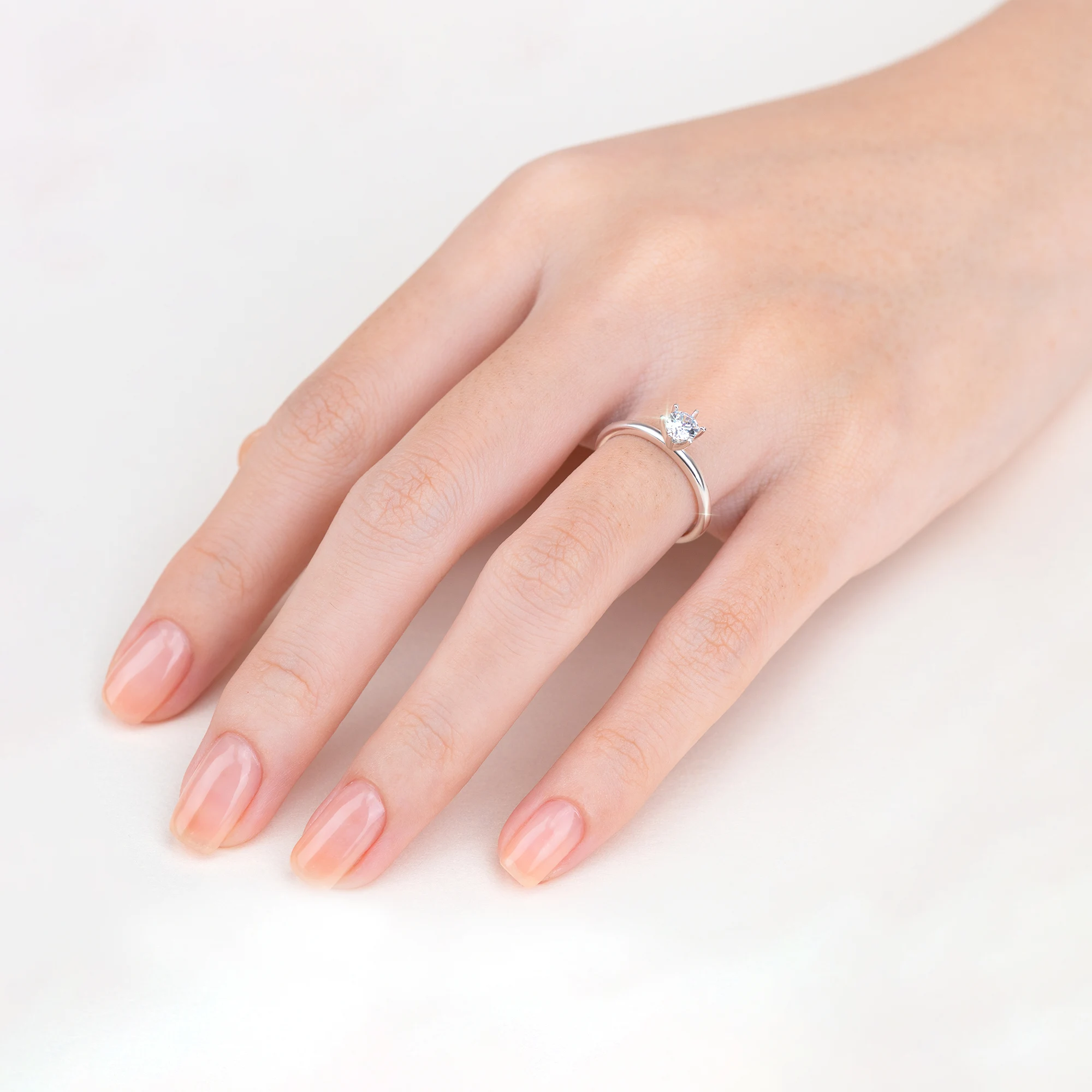 Four Prongs Solitaire Classic Engagement Ring NCH1101 6